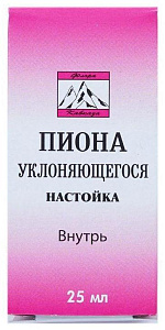 Фото Пиона уклоняющегося настойка