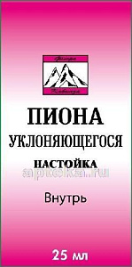Фото Пиона уклоняющегося настойка